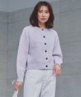 UNFILO L 【前後着用可能】ポップコーンニット 2WAYカーディガン