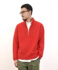 J.PRESS YORK STREET 【UNISEX】ウールカシミヤ ハーフジップニット