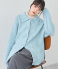 earth music&ecology 襟付きニットアウター