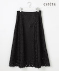 23区 L 【エステータ】ジオメトリックレース スカート