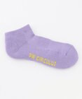 PW CIRCULUS 【WOMEN】【土踏まずをサポート】ロゴ ショートソックス
