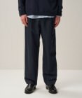 ATON SILK WASHI TWILL | ワイドパンツ - UNISEX