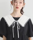 earth music&ecology セーラーカラーレース付け襟