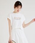 ANY SIS 【接触冷感・UVケア】冷感ロゴ Tシャツ