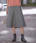 J.PRESS LADIES S T/W 千鳥 ツイード フレアー スカート