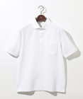 JOSEPH ABBOUD クールビズ【オリジナルオーガニックコットン使用・日本素材】JOEコットンサッカー ポロシャツ