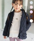 ANY KIDS 【洗濯機OK】中綿リボンコート