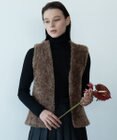 自由区 【カトリエムブーケ】Gilet de fourrure ファージレ