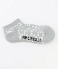 PW CIRCULUS 【WOMEN】【土踏まずをサポート】ロゴ ショートソックス