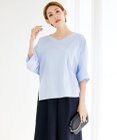ICB 【洗える】 ブラウスライクジャージー ドルマンスリーブカットソー