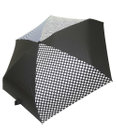 +RING 【UVカット95%以上】【UPF50＋】プラスリング レディース 晴雨兼用 折傘 BLKT1309