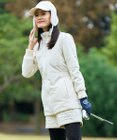 23区GOLF 【WOMEN】ミドル丈 中綿ブルゾン
