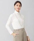 自由区 【洗える】ドライタッチインナー ハイネックカットソー