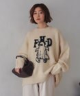 WEGO 【ユニセックス着用ITEM/MLサイズ展開/25年秋冬新作】ファジーグラフィックプルオーバー