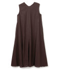 UNFILO リネンレーヨン ノースリーブワンピース