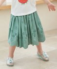 ANY KIDS 裾 刺繍 スカート