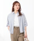 ANY SIS 【UVケア】イージーケアストライプ シャツ