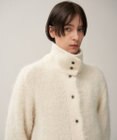 ATON ALPACA FUR | スタンドカラーカーディガン