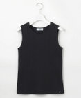 J.PRESS LADIES 【洗える】リブ ノースリーブ カットソー