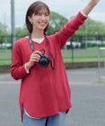 Tiaclasse 【安田美沙子さん着用・新色追加・洗える】ラウンドヘムニットチュニック