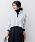23区 L 【洗える/一部店舗限定】クロップド シャツ