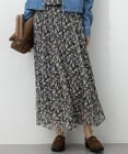 23区 S 【洗える】Ratti アブストラクトプリント スカート