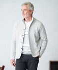 JOSEPH ABBOUD 【軽くて洗える】ストローヤーンニット カーディガン