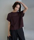 UNFILO メッシュ ハーフスリーブ プルオーバー