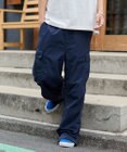 WEGO 【ウエストゴム/MLサイズ展開】ナイロンイージーカーゴパンツ