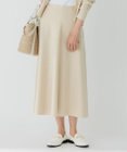 23区 【洗える】テンセルストレッチ フレア ニットスカート