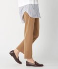 J.PRESS LADIES S 【洗える】T/Rアルガンシルク クロップドパンツ