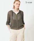 BEIGE， 【S-size】OPTICAL / フードカーディガン
