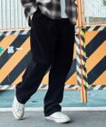 WEGO 【ウエストゴム/ユニセックス着用ITEM】コーデュロイイージーストレートパンツ