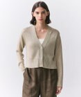 BEIGE， 【VERY掲載】SPESSARTINE / Vネッククロップドカーディガン