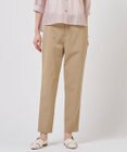J.PRESS LADIES S 麻シェルドライ テーパード パンツ