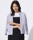 J.PRESS LADIES 【洗える】BASIC HT-COTTON クルーネック カーディガン