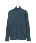 J.PRESS YORK STREET 【WOMEN】ANTI PILLING WOOL リブタートルニット