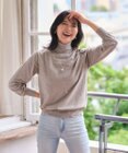 WEGO 【WEB限定/25年秋冬新作/洗濯OK/毛玉レス】タートルネックニット