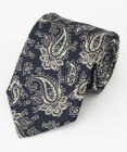 J.PRESS MEN ペイズリーハンドプリント ネクタイ
