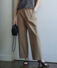 ICB 【洗える】ストレッチピーチツイル バレルパンツ