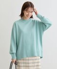 Green Parks もちやわモックネックニットプルオーバー