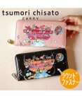 tsumori chisato CARRY バルーンに乗って ラウンドファスナー長財布 【アニマルプリント＆刺繍】