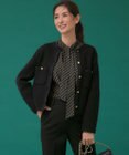 23区 【洗える】コットンリリー ニットジャケット