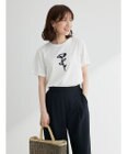 Green Parks ・ＲＡＹ　ＣＡＳＳＩＮ　フラワーサガラ刺繍Ｔシャツ