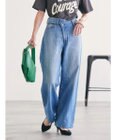 AMERICAN HOLIC アシンメトリーデニムワイドパンツ
