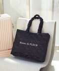 Maison de FLEUR ギャザーハンドルキルティングキャリーオンバッグ