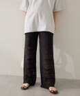 AMERICAN HOLIC レース編みニットパンツ