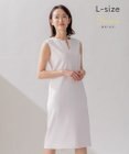 BEIGE， 【L-size】LUIZA / Iラインワンピース