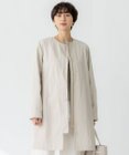 23区 S 【撥水加工】ライトツイル ノーカラーコート