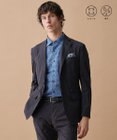 JOSEPH ABBOUD 【キングサイズ・ストレッチ/軽量/Eco撥水/オーガニックコットン使用】マイクロピケストレッチジャケット